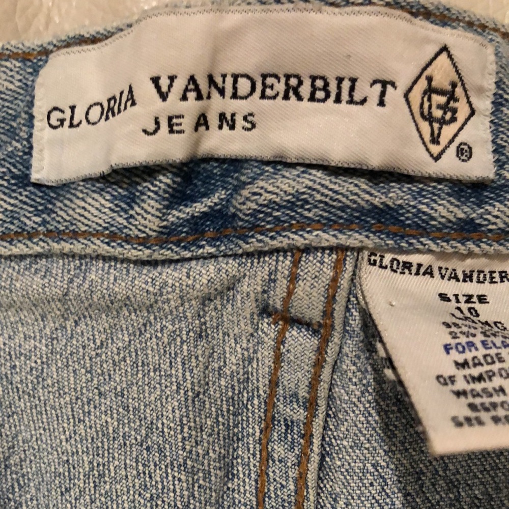 Gloria Vanderbilt vintage high waist light denim wash jeans - Picture 5 of 10